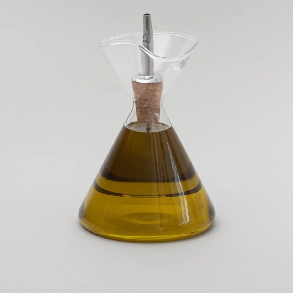 Fauna Glass Oil Cruet